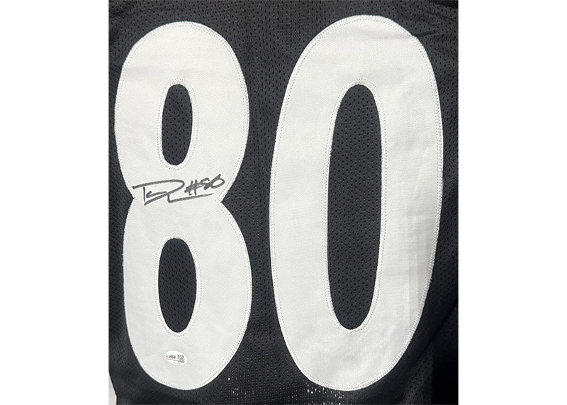 Darnell Washington Signed Black Pittsburgh Football Jersey JSA