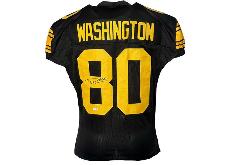 Darnell Washington Signed Black Pittsburgh Football Jersey JSA
