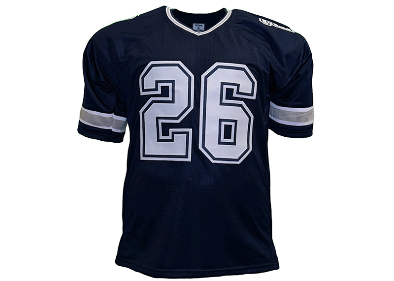Daron Bland Signed Dallas Blue Football Jersey Beckett