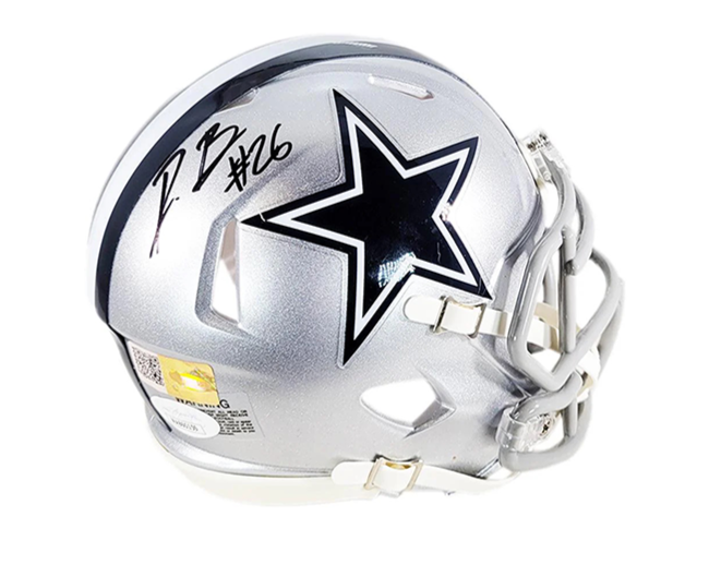 Daron Bland Signed Dallas Cowboys Speed Mini Football Helmet (JSA)