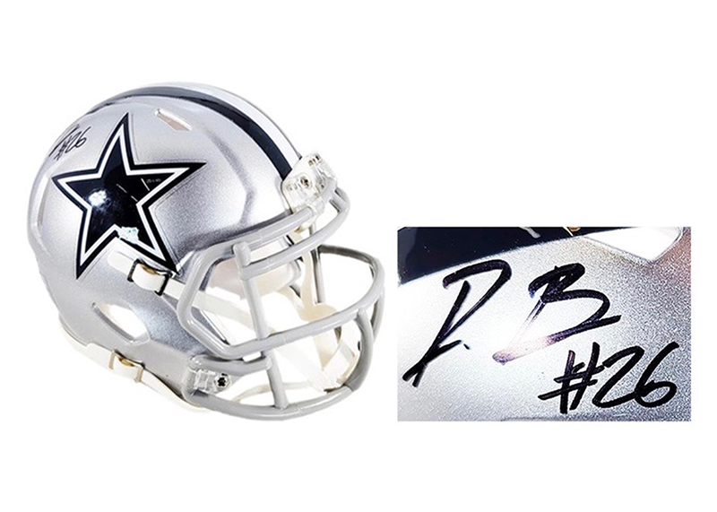 Daron Bland Signed Dallas Cowboys Speed Mini Football Helmet (JSA)