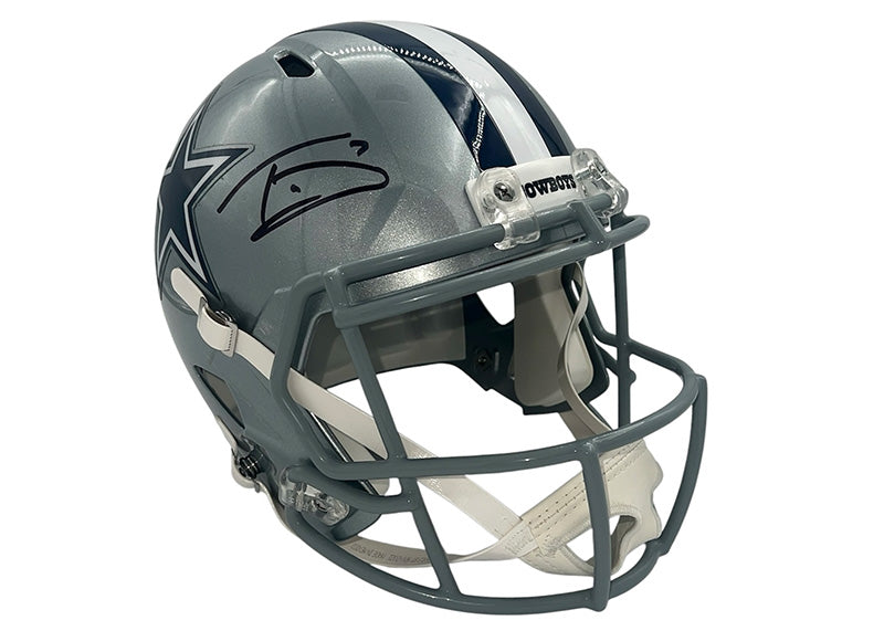 Daron Bland & Trevon Diggs Signed Cowboys Speed Full Size Football Helmet Beckett