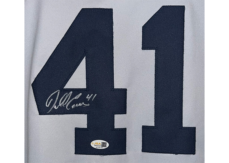Darrell Evans Signed Detroit White Baseball Jersey JSA