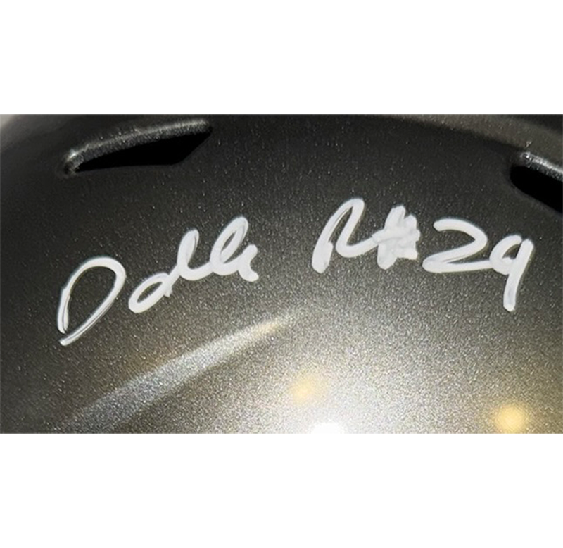 Darrelle Revis Signed New York Jets Flash Full Size Speed Helmet Beckett