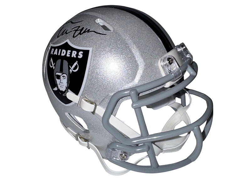 Darren McFadden Signed Oakland Raiders Speed Mini Helmet JSA