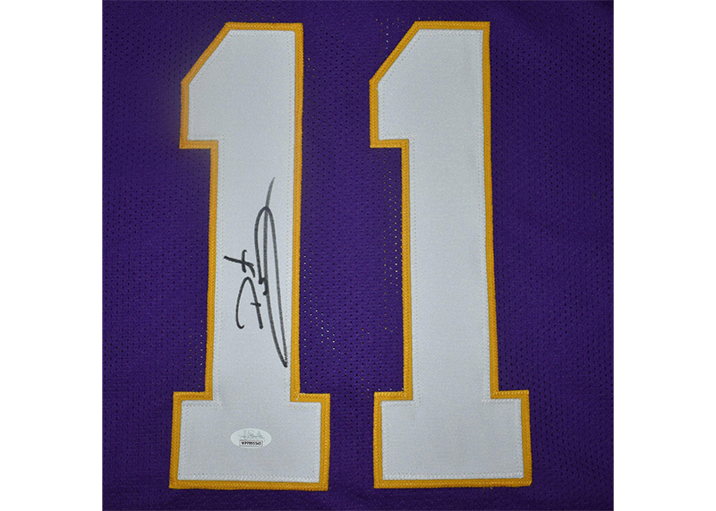 Daunte Culpepper Signed Minnesota Purple Football Jersey JSA