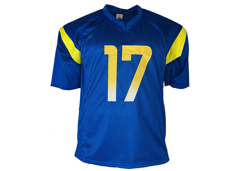 Davante Adams Signed Los Angeles Blue Football Jersey JSA