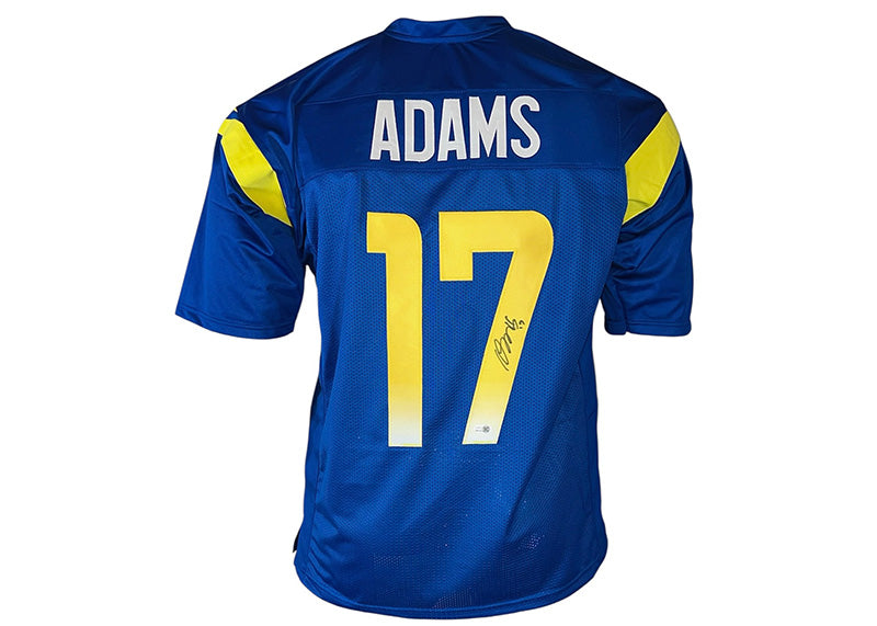 Davante Adams Signed Los Angeles Blue Football Jersey JSA