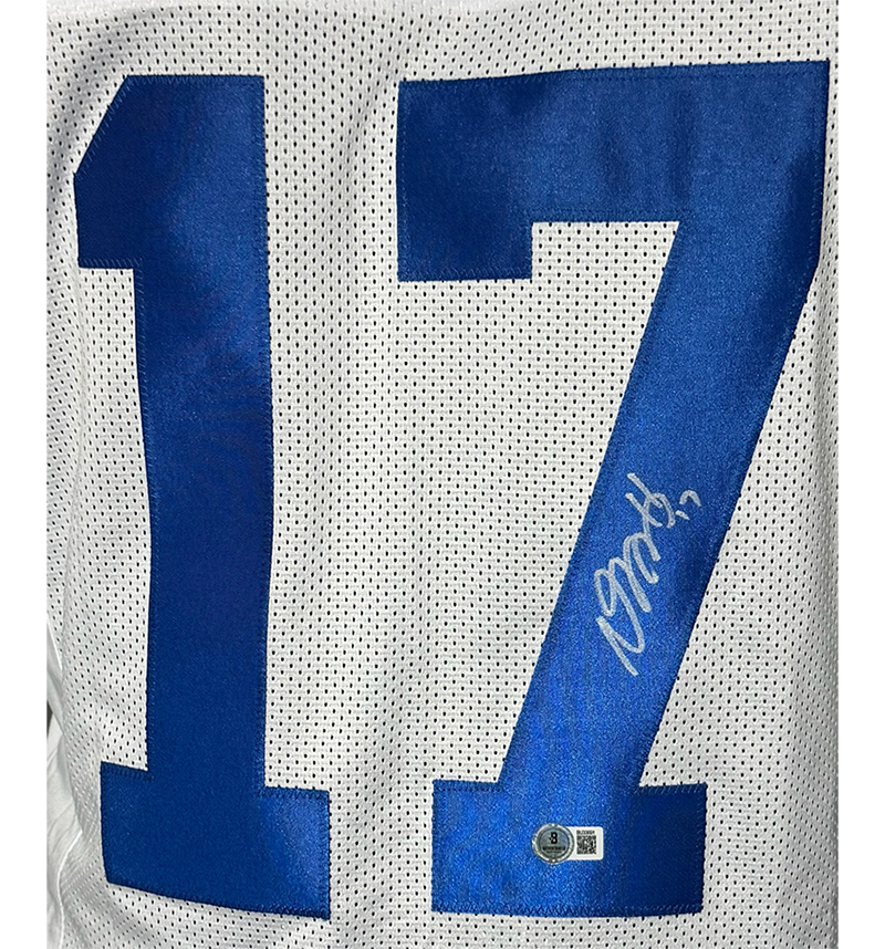 Davante Adams Signed Los Angeles White Football Jersey Beckett