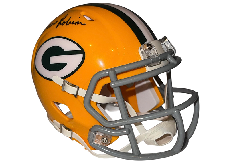 Dave Robinson Signed Green Bay Packers Speed Mini Helmet JSA
