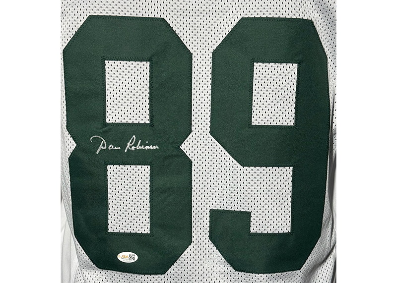 Dave Robinson Signed Green Bay White Football Jersey JSA