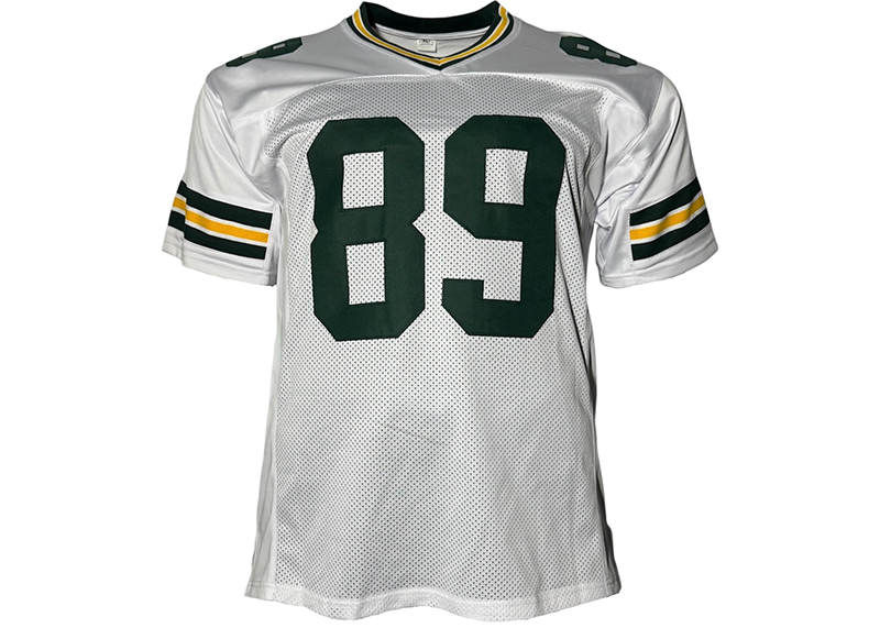Dave Robinson Signed Green Bay White Football Jersey JSA