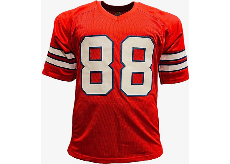 Dawson Knox Signed Custom Red Football Jersey Beckett