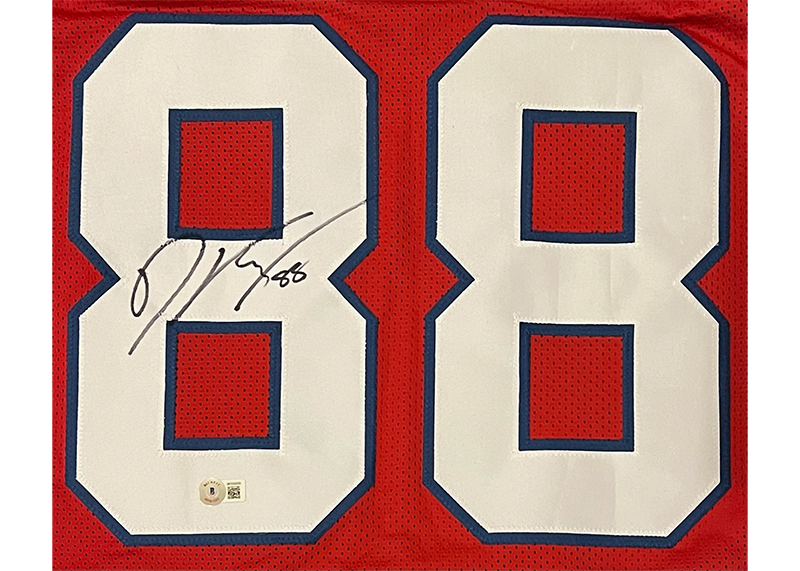 Dawson Knox Signed Custom Red Football Jersey Beckett