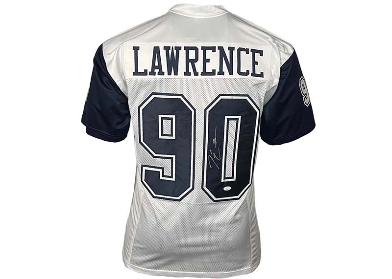 DeMarcus Lawrence Signed Custom Alternate Football Jersey JSA