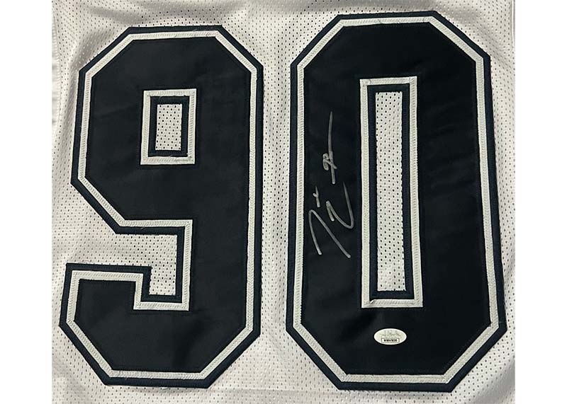 DeMarcus Lawrence Signed Custom Alternate Football Jersey JSA