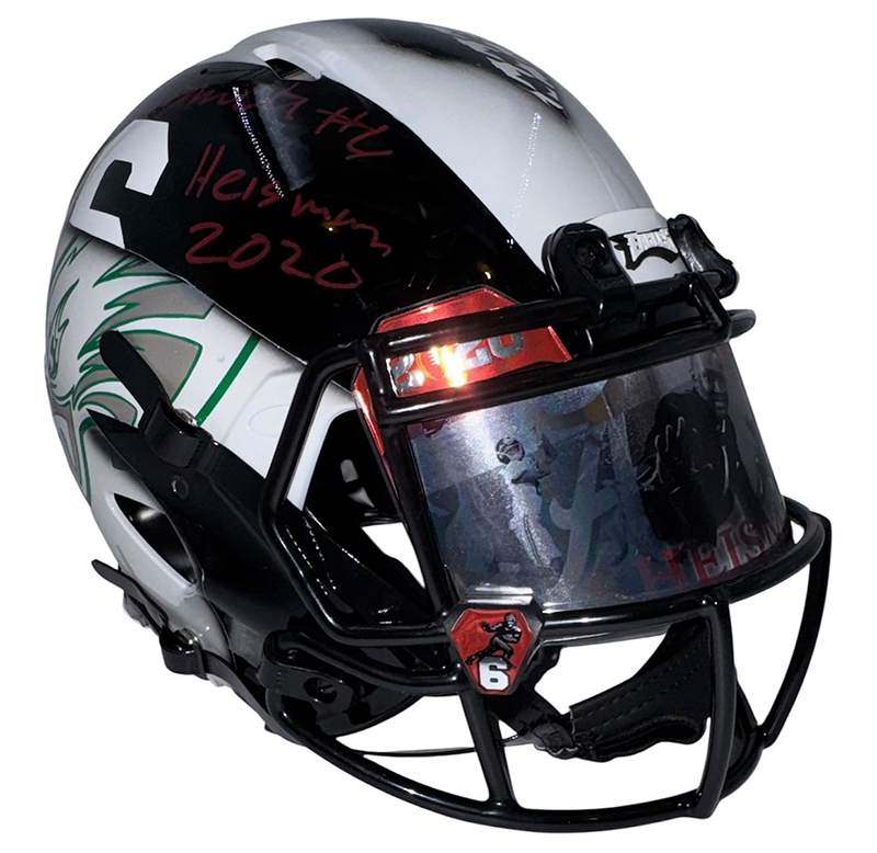 DeVonta Smith Signed Eagles Alabama Full Size Authentic Helmet Beckett