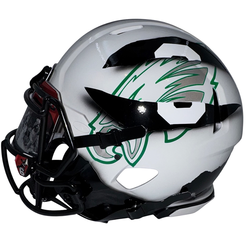 DeVonta Smith Signed Eagles Alabama Full Size Authentic Helmet Beckett
