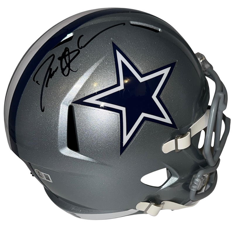Deion Sanders Signed Dallas Cowboys Full Size Speed Helmet Beckett