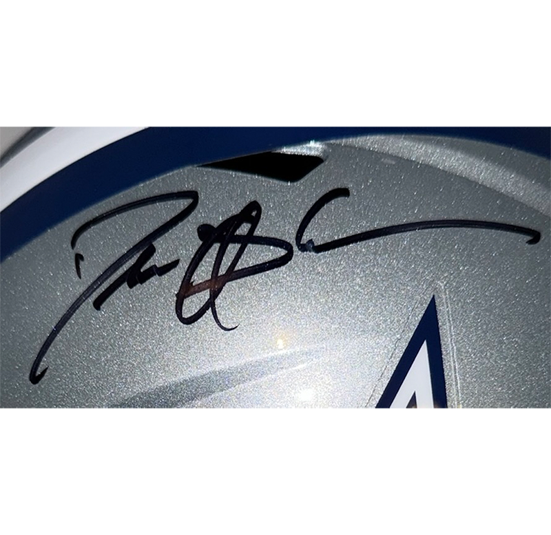 Deion Sanders Signed Dallas Cowboys Full Size Speed Helmet Beckett