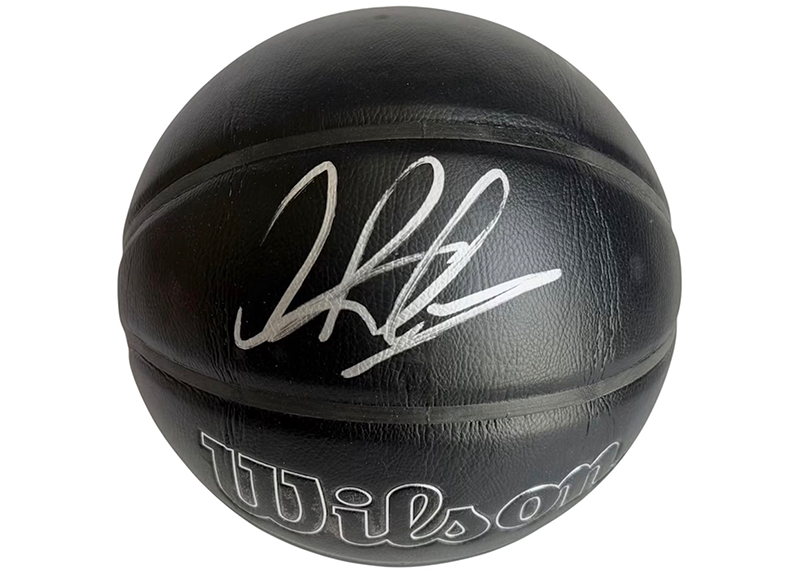 Dennis Rodman Autographed Chicago Bulls Team Premiere Basketball JSA