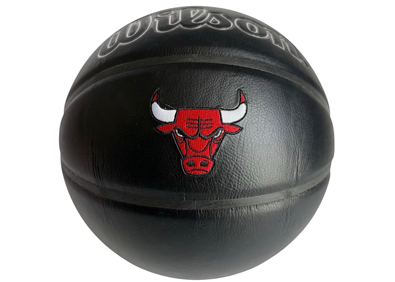 Dennis Rodman Autographed Chicago Bulls Team Premiere Basketball JSA