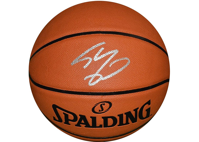 Shaquille O'Neal Signed Spalding NBA Silver Series Basketball Beckett