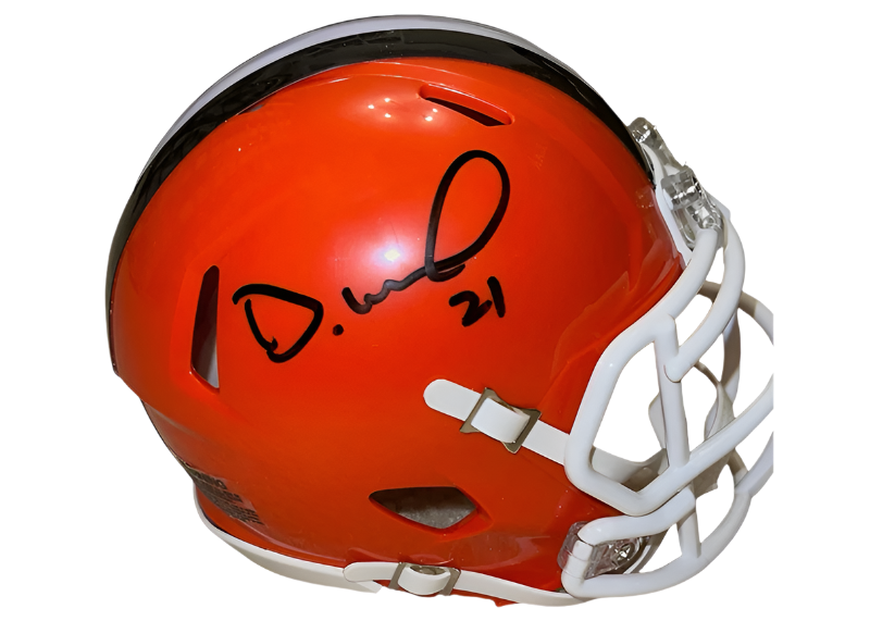 Denzel Ward Signed Cleveland Browns Mini Helmet JSA