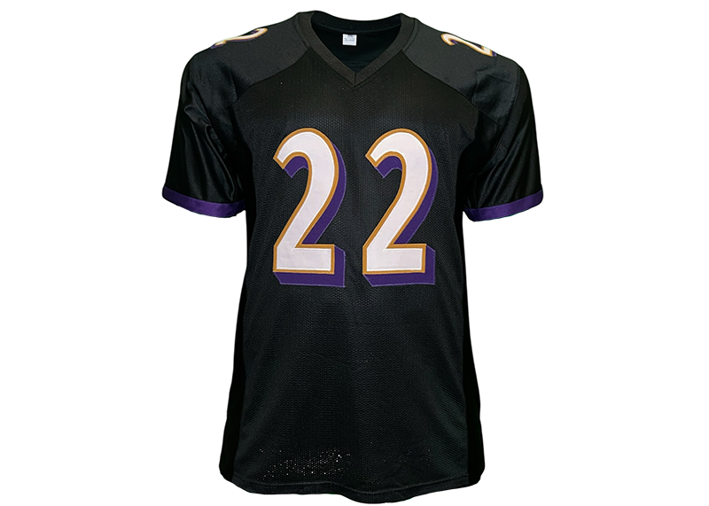 Derrick Henry Unsigned Baltimore Black Football Jersey
