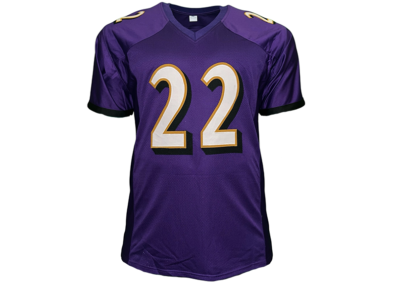 Derrick Henry Unsigned Baltimore Purple Football Jersey