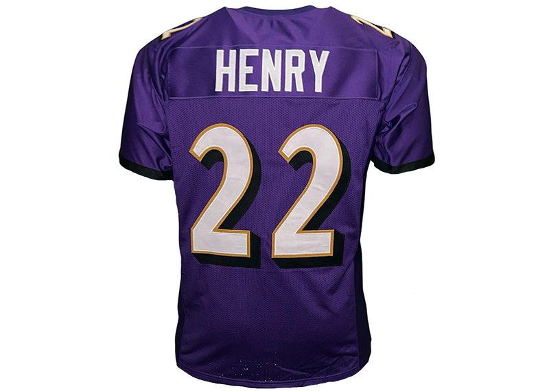 Derrick Henry Unsigned Baltimore Purple Football Jersey