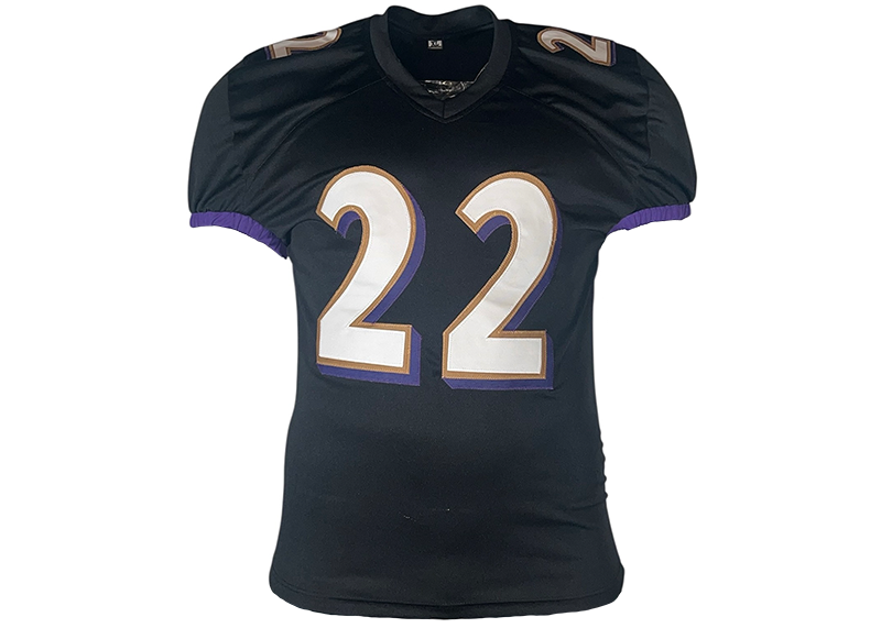 Derrick Henry Signed Baltimore Black Football Jersey (PSA)