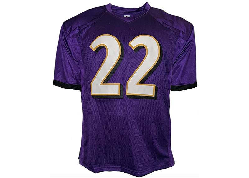 Derrick Henry Signed Custom Purple Football Jersey Beckett