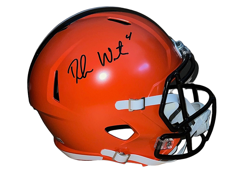 Deshaun Watson Signed Cleveland Browns Speed Full-Size Helmet Beckett