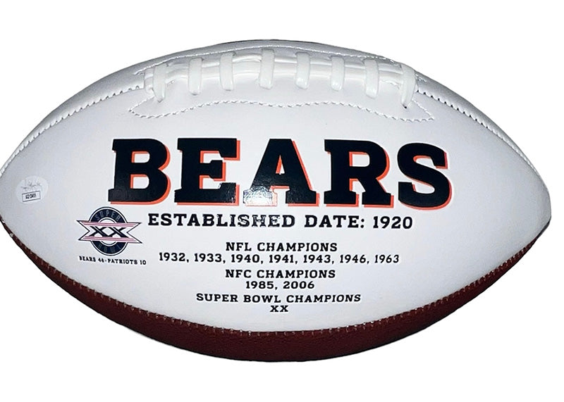 Devin Hester Signed Chicago Bears Football Logo JSA