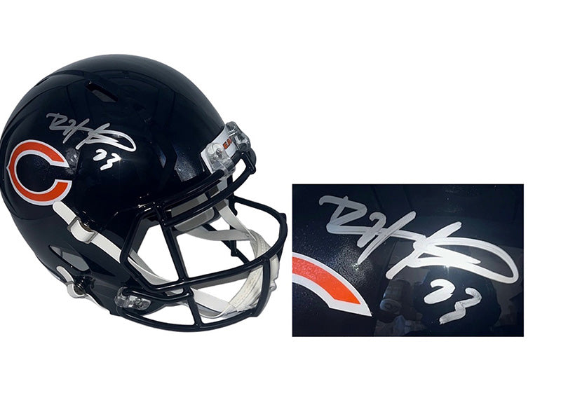 Devin Hester Signed Chicago Bears Speed Full Size Helmet JSA