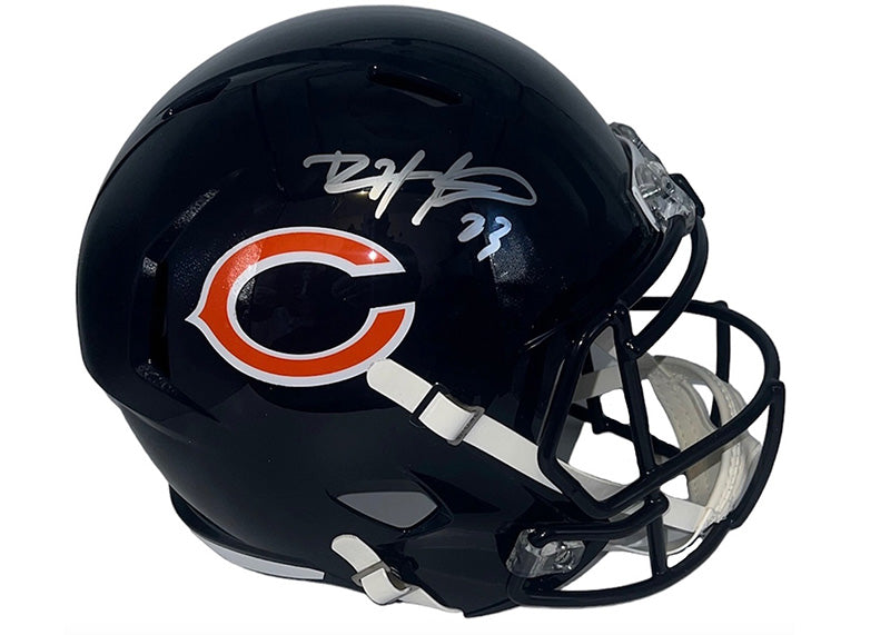 Devin Hester Signed Chicago Bears Speed Full Size Helmet JSA