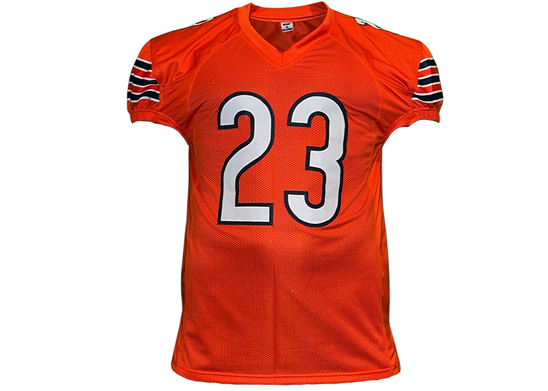 Devin Hester Signed Chicago Orange Game Cut Football Jersey JSA