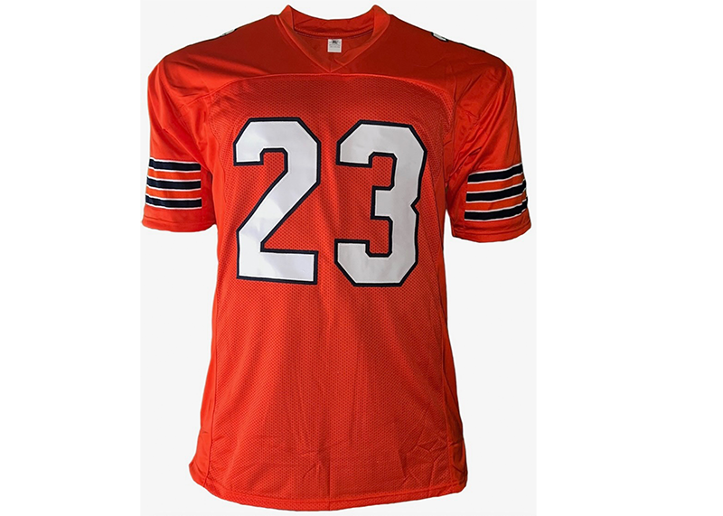 Devin Hester Signed Orange Custom Football Jersey JSA