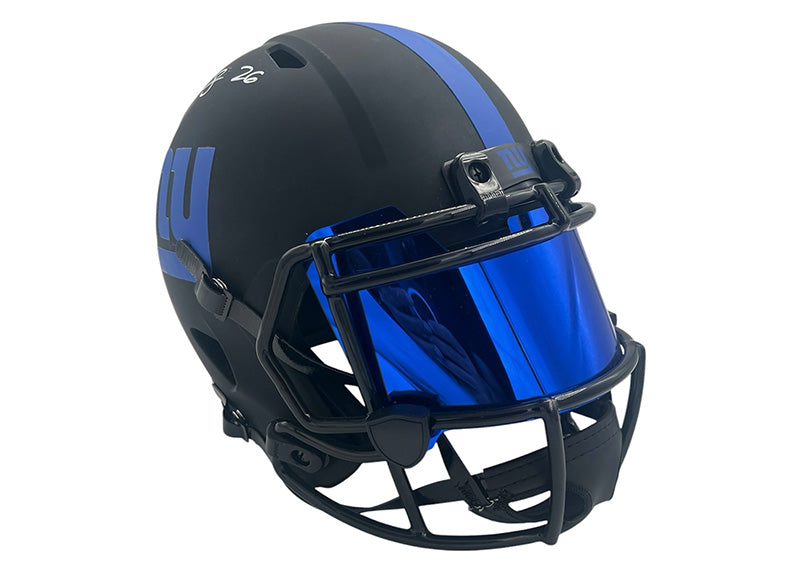 Devin Singletary Signed New York Giants Eclipse Full Helmet Beckett
