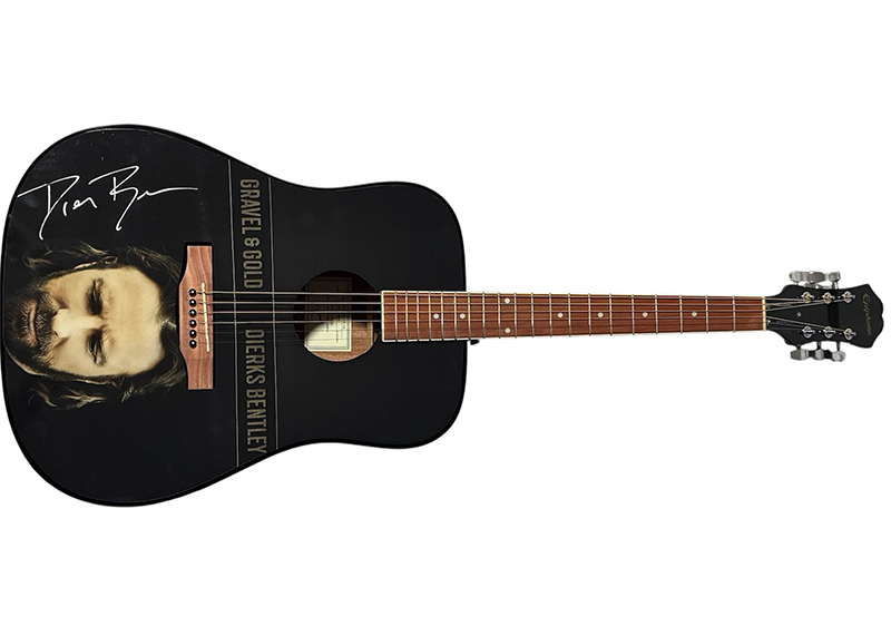 Dierks Bentley Signed Epiphone Acoustic Guitar Gravel & Gold JSA