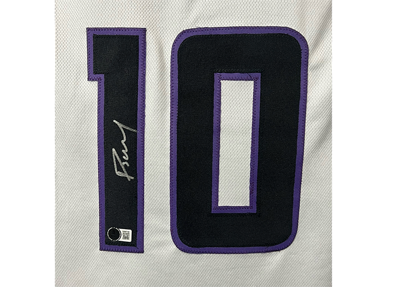 Domantas Sabonis Signed Custom Sacramento White Basketball Jersey (Beckett)