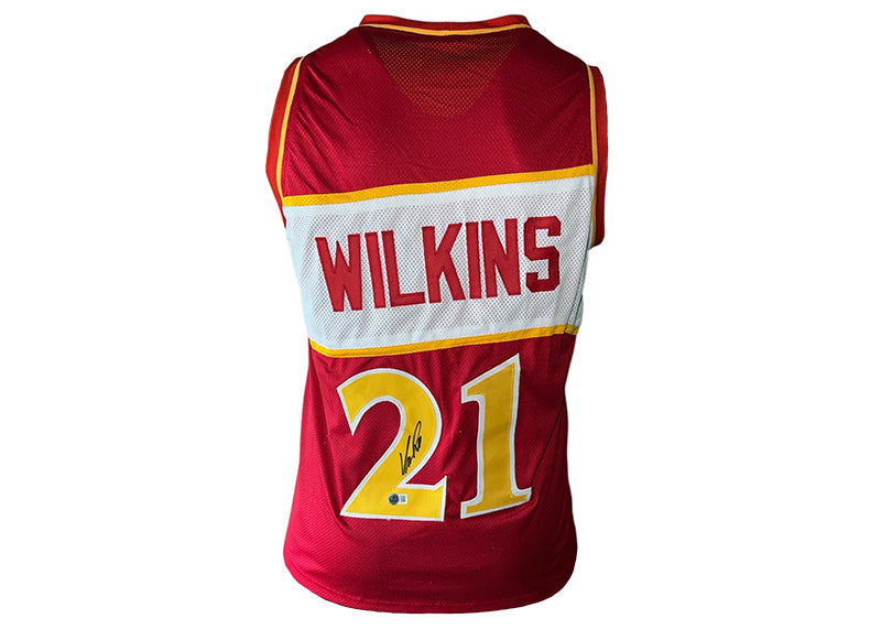 Dominique Wilkins Autographed Atlanta Basketball Jersey Backett