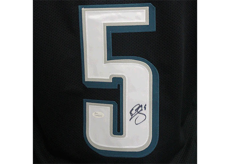 Donovan McNabb Signed Philadelphia Black Football Jersey JSA