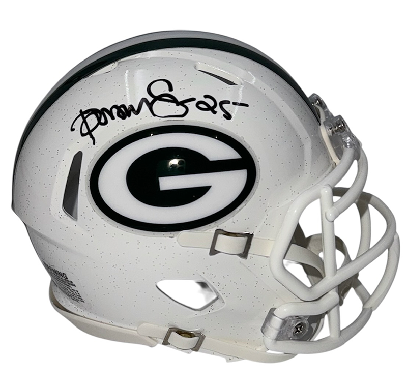 Dorsey Levens Signed Green Bay Packers ALT Mini Helmet JSA