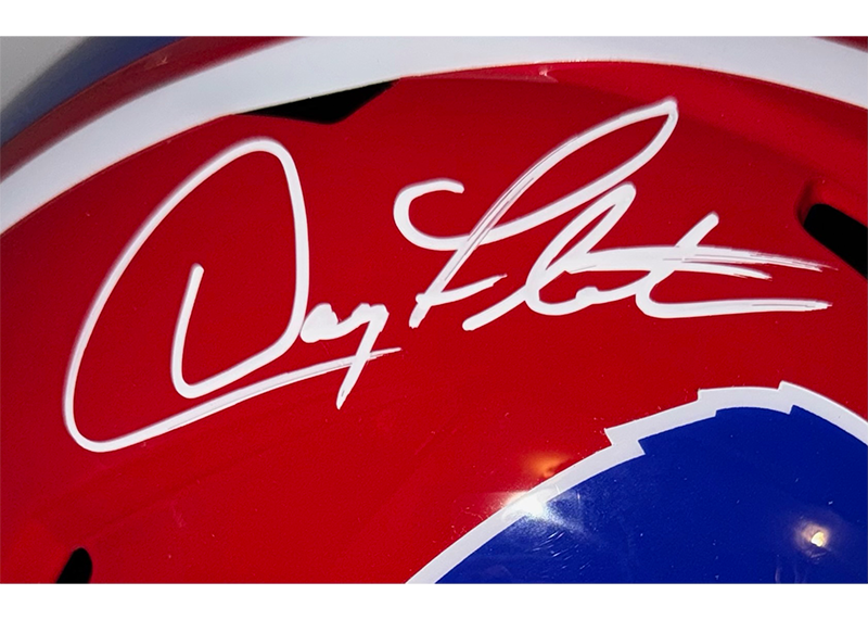 Doug Flutie Signed Buffalo Bills Full Size  87-01 Speed Helmet JSA