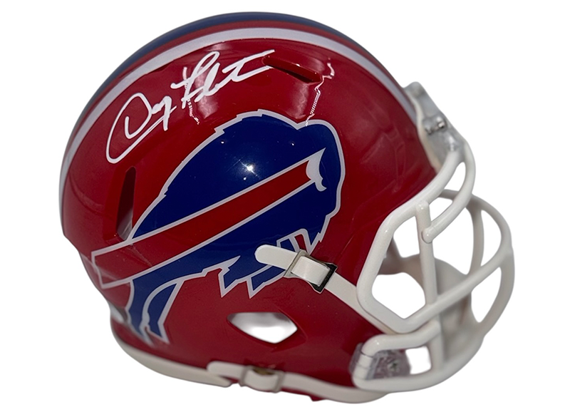 Doug Flutie Signed Buffalo Bills Speed Mini Helmet 1987-2001 Throwback JSA