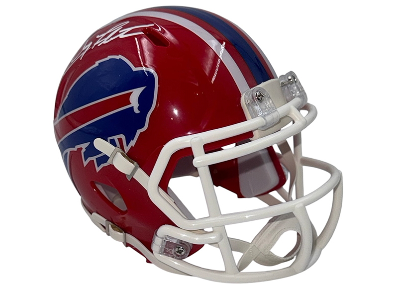 Doug Flutie Signed Buffalo Bills Speed Mini Helmet 1987-2001 Throwback JSA