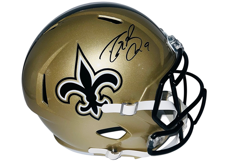 Drew Brees Autographed New Orleans Saints Full Size Speed Replica Helmet Beckett