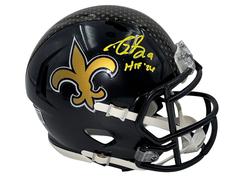 Drew Brees Signed New Orleans Saints Alternate Mini Helmet Beckett